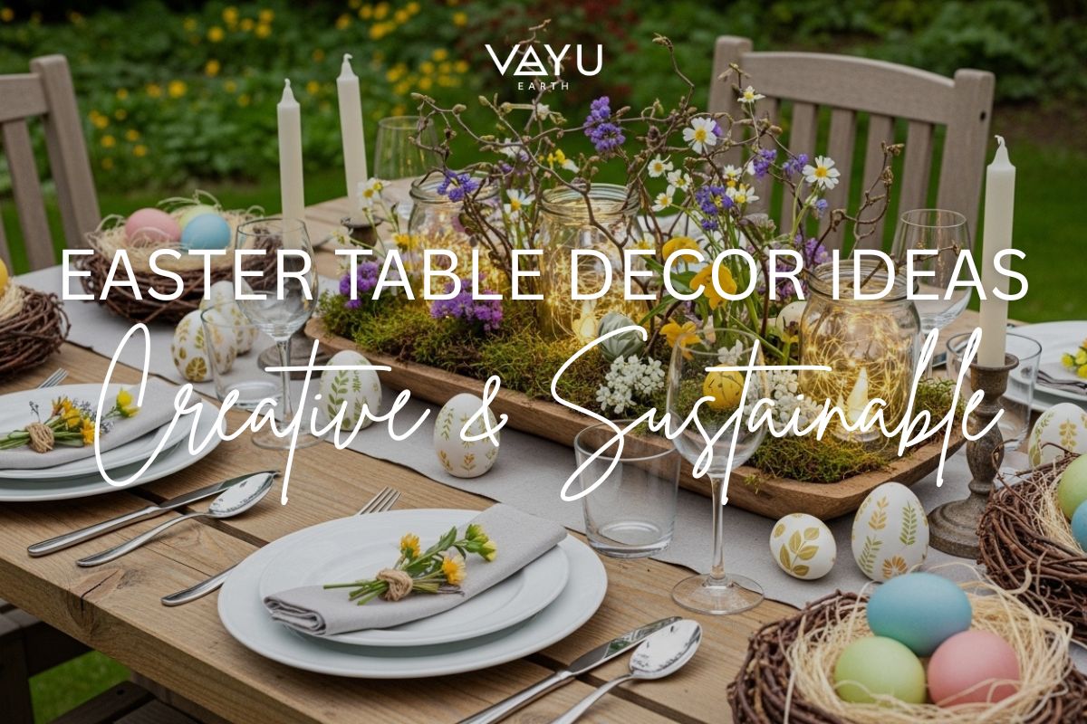 Creative & Sustainable Easter Table Decor Ideas
