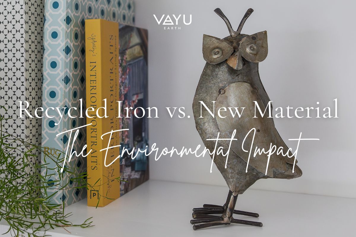 The Environmental Impact of Choosing Recycled Metal Tabletop Decor Over New Materials