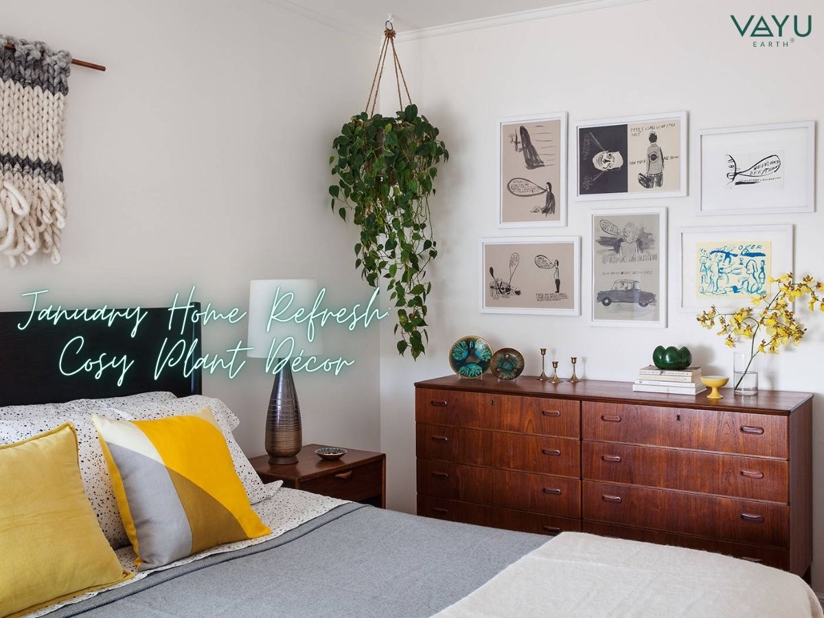 January Home Refresh: Cosy Home Décor with Plants for a Fresh Start