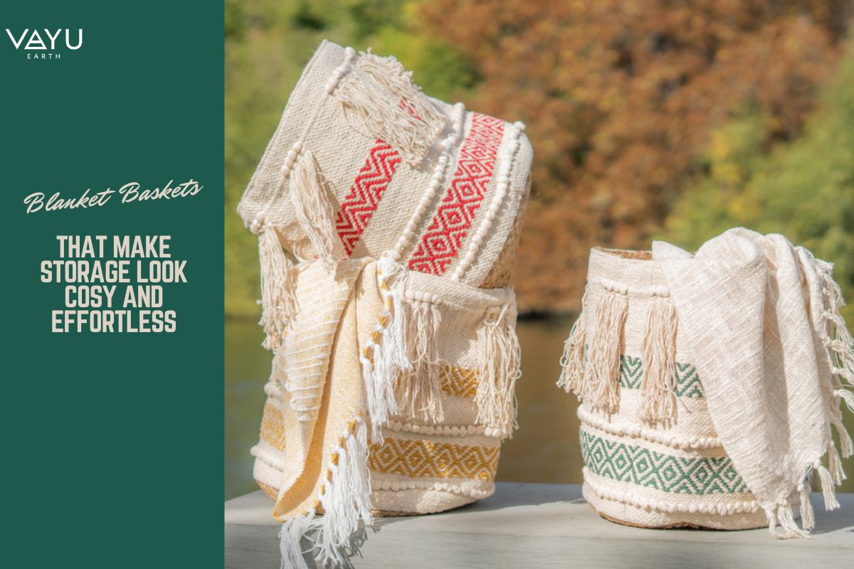 Home Storage Tip: Blanket Baskets That Make Storage Look Cosy and Effortless