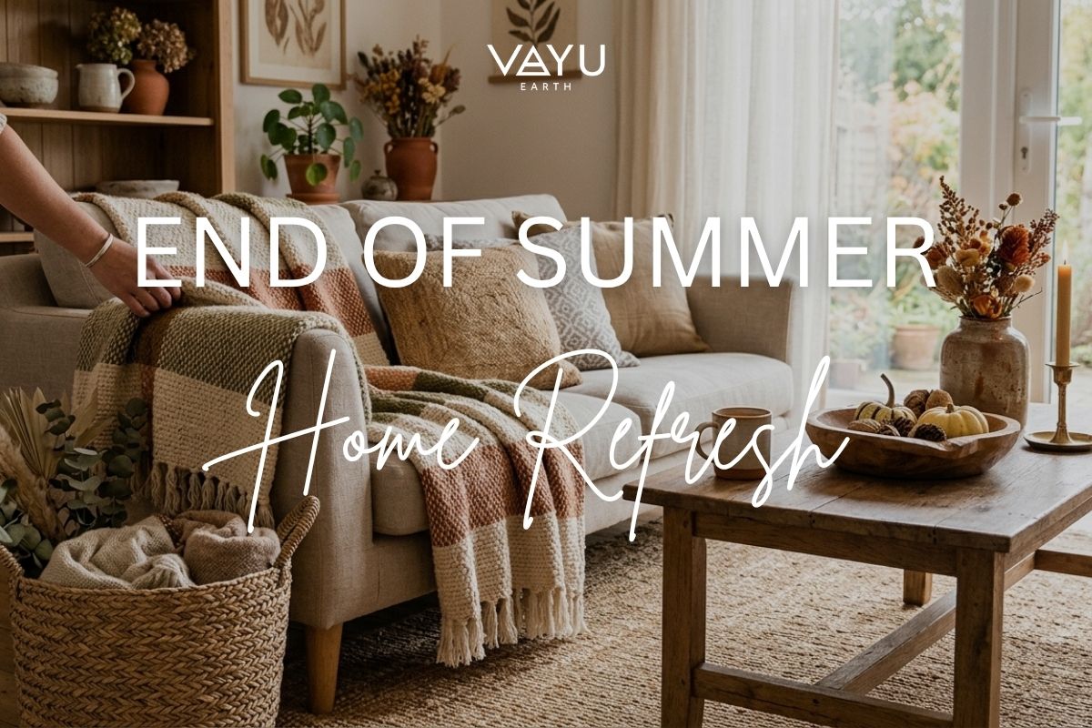 End of Summer Home Refresh: 5 Sustainable Decor Tips