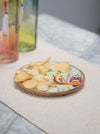 Artisan Enamelled Mango Wood Owl Platter Serveware Small
