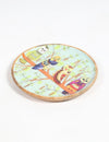 Artisan Enamelled Mango Wood Owl Platter Serveware Small