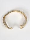 Brass Gold Tone Multi Lines Band Elegant Cuff Bracelet