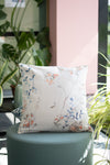 Digital Printed Cotton Botanical Cushion Cover