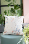 Digital Printed Cotton Botanical Cushion Cover