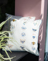 Embroidered Cotton Cushion Cover