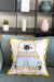 Embroidery Polar Bear Patchwork Cotton Cushion Cover