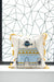 Embroidery Polar Bear Patchwork Cotton Cushion Cover