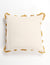 Embroidery Polar Bear Patchwork Cotton Cushion Cover