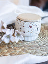 English Lavender Terrazzo Concrete Candle Jar