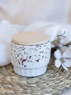 English Lavender Terrazzo Concrete Candle Jar