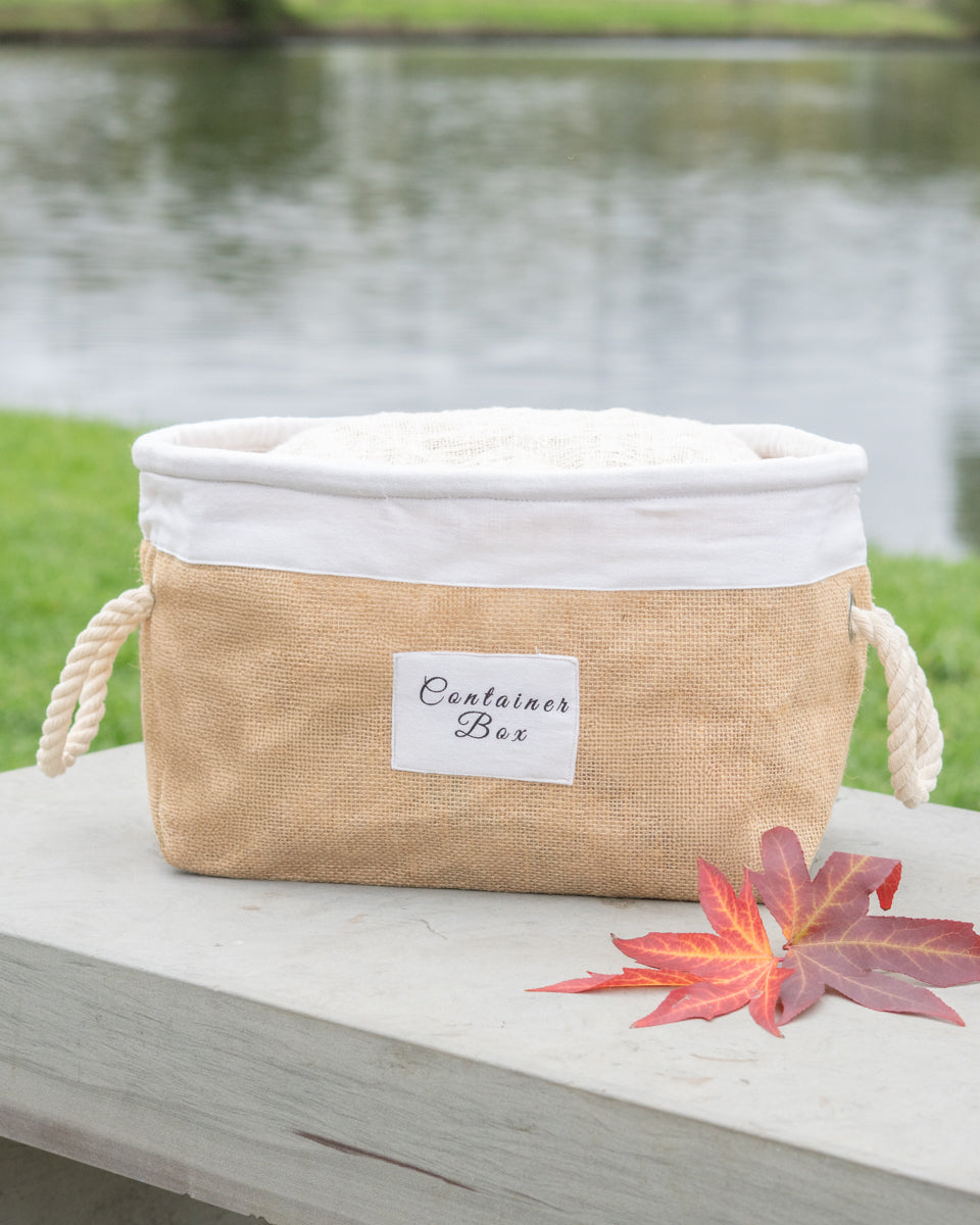 Water Container Cloth Extra Large Fabric Storage Container with Robe Handles | Eco-friendly ...