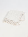 Fluffy Tufted & Tasselled Throw