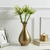 Gold Aluminium Spout Neck Vase