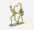 Gold Toned 'Love Burden' Tabletop Decorative, Vayu Earth, Handmade, Sustainable, Ethical