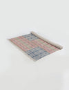 Hand Block Printed Cotton Rug - 193x127cm