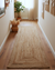 Hand Braided Jute Earthy Long Rug - 183x61cm