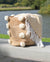 Hand Braided Pom-pom Jute Storage Basket - Beige