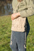 Hand Knotted Macrame Drawstring Women's Shoulder Bag, Vayu Earth, handmade, artisan, eco-friendly, sustainable, ethical, shoulder bag, drawstring bags, women's purses, beach bag, bag for shoulder, women should bag, cross bag, macrame bag, across the shoulder bag, over the shoulder handbag, bag boho, day bag