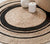 Vayu Earth, handmade, sustainable, ethical, home decor, artisan, rug jute, round rug, room decor, home decorate, kitchen with rug, home of decor, natural rug, cotton rug, jute round rug, home furnishing, home accessories, living room home decor