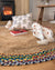 Vayu Earth, rug jute, home decor, round rug, living room, rug kitchen, floor rug, home furnishing, natural rug, home accents, room decor