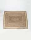 Hand Woven Natural Jute Rug - 203x150cm