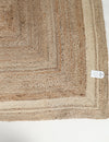 Hand Woven Natural Jute Rug - 203x150cm