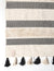 Hand Woven & Tufted Monotone Cotton Rug - Thick Living Room Area Rug 183x122cm