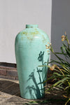 Handcrafted Antique Finish Vase in Terracotta - Large