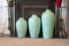 Handcrafted Antique Finish Vase in Terracotta - Large