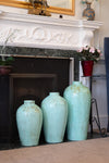 Handcrafted Antique Finish Vase in Terracotta - Large
