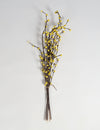 Handcrafted Eco-friendly Shola Wood Flower Sticks (Set of 5), Vayu Earth, Handmade, Sustainable, Ethical