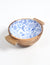 Vayu Earth, handmade, artisan, home decor, home accessories, home accents, sustainable, ethical, kitchen and dining, kitchen accessories, serveware, kitchen ideas, homewares decor, kitchen accessories, serving bowl, botanical print, wood bowl, bowl serving, bowl wooden, wood craftsmanship, wood with white, mango wood bowl, wood accessories, handmade wooden bowl, bowl with handles, serving bowl wood, handcrafted wood bowl, earth print