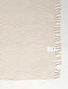 Handcrafted Muted Cotton Throw with Tassels