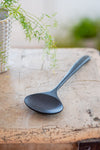 Handcrafted Black Teak Wood Ladle Spoon 31 cm