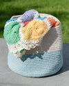 Crochet Cotton Honeycomb Throw