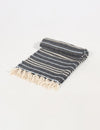 Vayu Earth, handmade, sustainable, ethical, home decor, home accents, artisan, beige throw, cotton throw, home accessories, home furnishing, home decor accessories, home decor items, cotton throw, throw with tassels, neutral throw, pastel home decor, knitted throw, accessories for the home, home decor and accessories, striped throw, striped blanket, blanket and throws, blanket throws, cotton throw blanket
