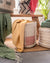 Handwoven Round Geometric Tasselled Storage Basket - Red & Beige