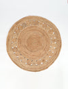 Jute Hand Woven Centre Rug - 122cm