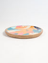 Vayu Earth, handmade, artisan, home decor, home accessories, home accents, sustainable, ethical, kitchen and dining, kitchen accessories, serveware, kitchen ideas, homewares decor, kitchen accessories, homewares decor, serving platter, wooden serving platter, wood platter, wood tray, food tray, earth platter, wood craftsmanship, wood accessories, printed on wood, table platter