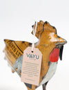 Recycled Iron Rooster Tabletop Decorative, Vayu Earth, Handmade, Sustainable, Ethical