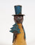 Recycled Iron Snowman Tabletop Decorative, Vayu Earth, Handmade, Sustainable, Ethical
