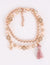 Vayu Earth, handmade, artisan, jewellery UK, unique jewellery, fashion accessories, handmade necklace, handcrafted bracelet, earth jewellery, sustainable bracelet, ethical bracelet, fashion jewellery bracelet, beaded bracelet, accessories UK, glass beads, rose gold, rose gold bracelet, rose gold bracelet for women, rose gold jewellery, beaded glass, tassel bracelet