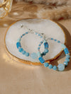 Vayu Earth, handmade, sustainable, ethical, artisan, jewellery, jewellery UK, unique jewellery, fashion accessories, jewellery earrings, handmade earrings, handcrafted earrings, earth jewellery, sustainable earrings, ethical earrings, fashion jewellery earrings,earrings for valentine's day, beaded earrings, beaded jewellery, hoop earrings, turquoise colour, turquoise earrings, earrings with turquoise, glass beaded, turquoise blue earrings