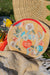 Vintage-Inspired Floral Hand Embroidered Women's Coin Pouch, Vayu Earth, handmade, artisan, eco-friendly, sustainable, ethical, vintage chic, shop accessories, hand embroidered, floral, floral accessories