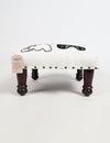 Vayu Earth Handmade Baby Zebra & Giraffe Embroidered & Upholstered Stool