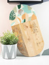 Enamelled Abstract-Botanical Chopping Board