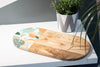 Enamelled Abstract-Botanical Chopping Board