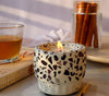 English Lavender Terrazzo Concrete Candle Jar